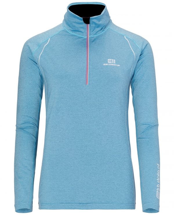 ELEVENATE MÉTAILLER ZIP PULLOVER - DAMEN (GRÖßE M, NORDIC BLUE)