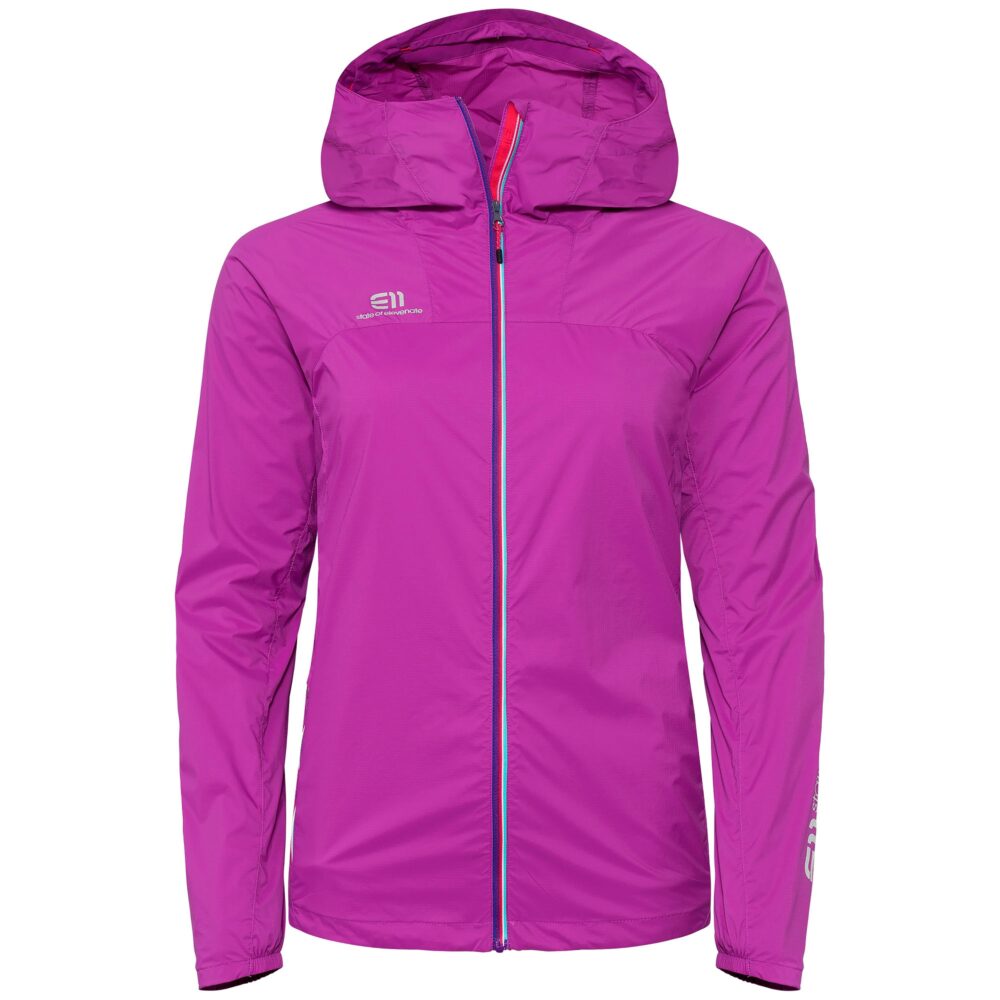 ELEVENATE LA BISE WINDBREAKER - DAMEN (GRÖßE M, PURPLE WINE)