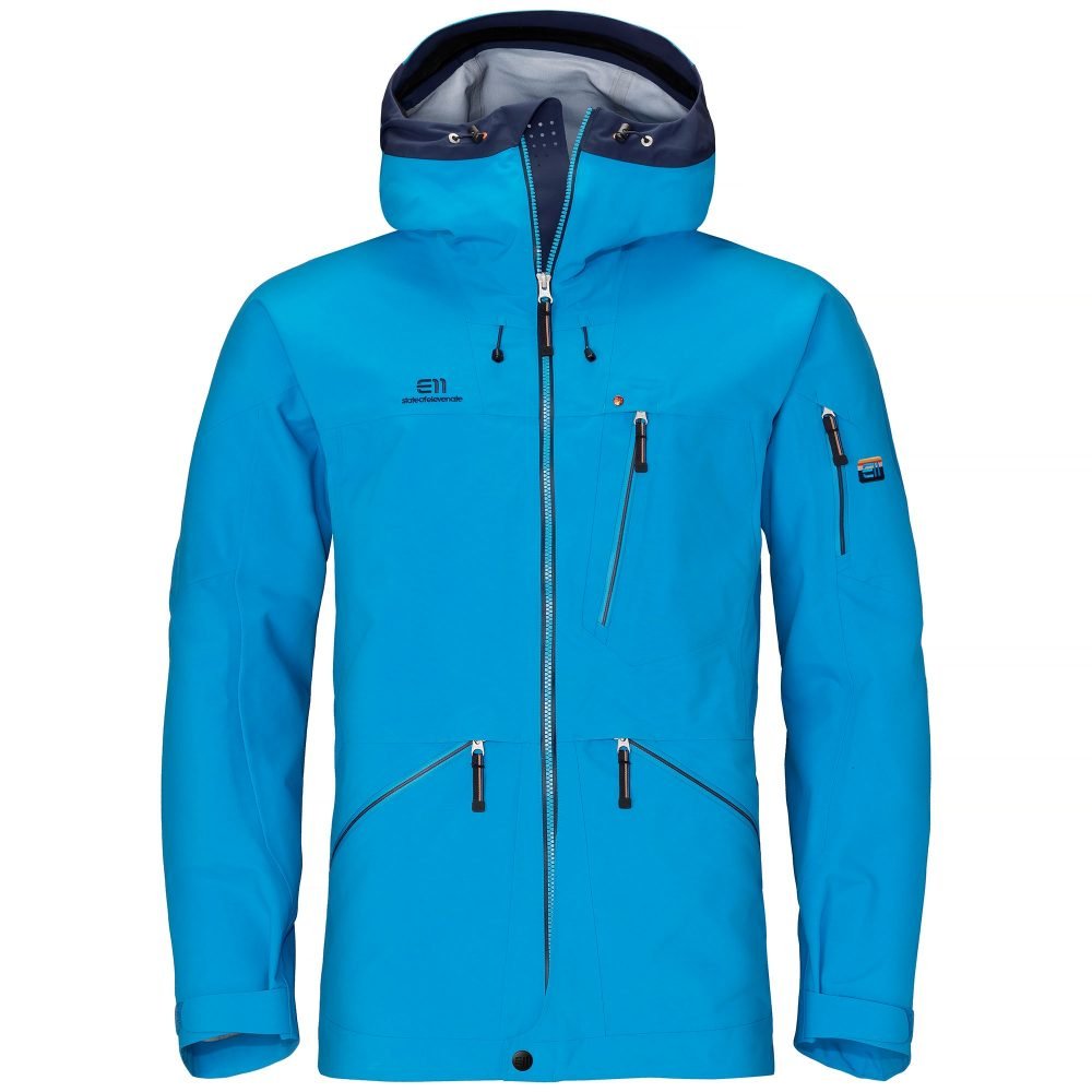 ELEVENATE BACKSIDE HARDSHELLJACKE – HERREN (GRÖSSE L, ACITVE BLUE)