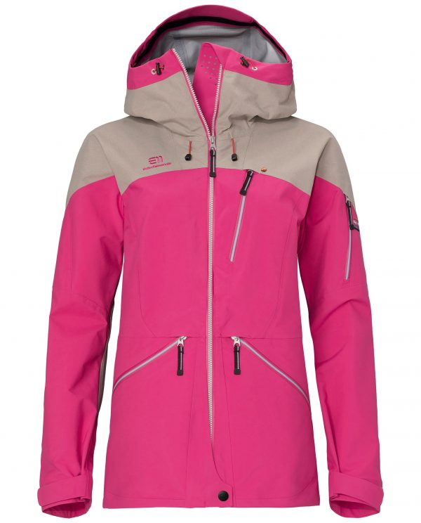 ELEVENATE BACKSIDE HARDSHELLJACKE - DAMEN (GRÖßE M, RICH PINK)