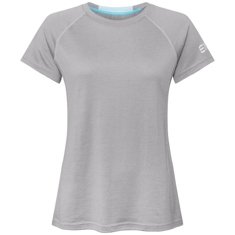 ELEVENATE ZEAL MERINO T-SHIRT - DAMEN (GRÖßE M, CONCRETE)