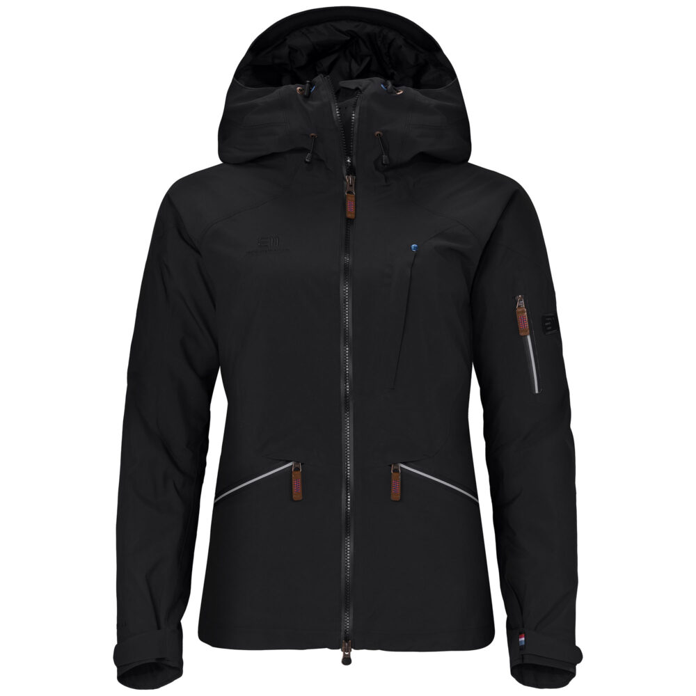 ELEVENATE ZERMATT JACKET - DAMEN (GRÖSSE M, BLACK)