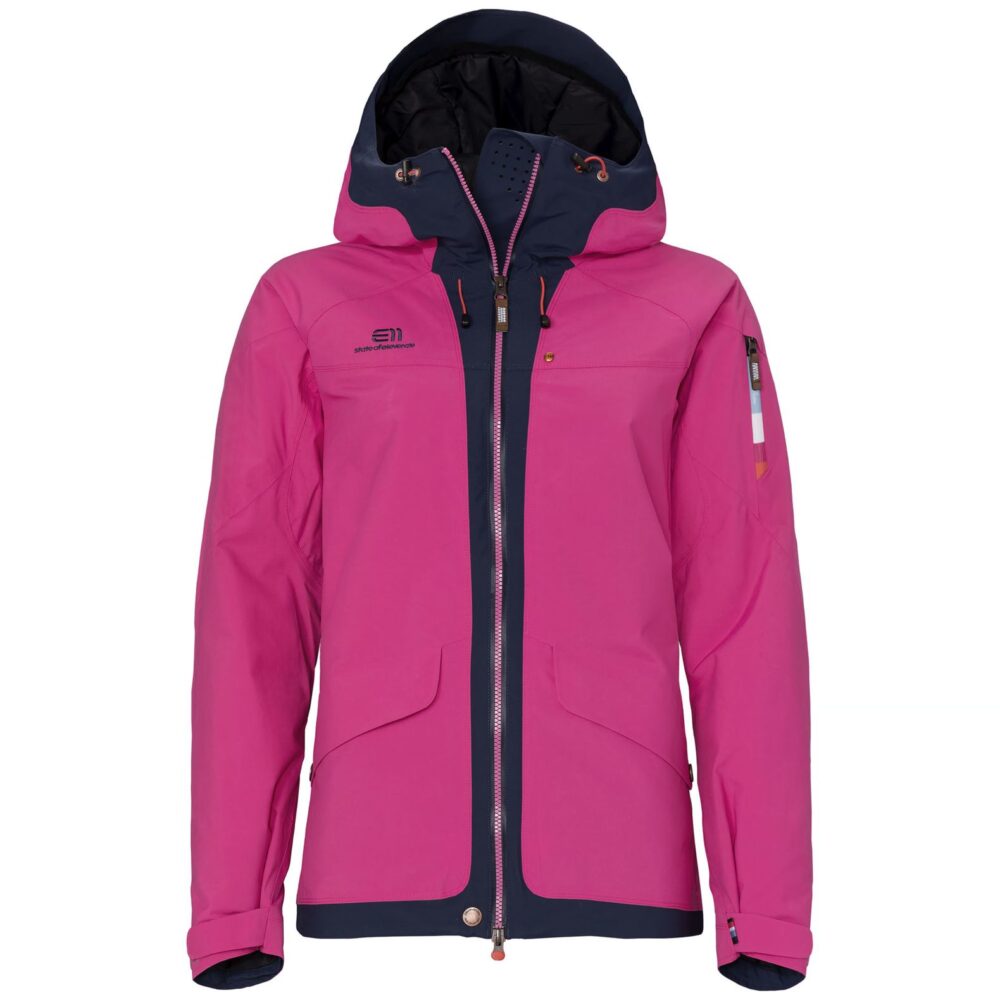 ELEVENATE BREVENT HARDSHELLJACKE - DAMEN (GRÖSSE M, RICH PINK)